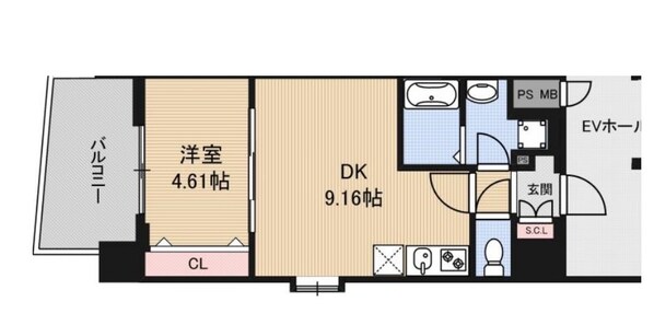 シェリロ神山の物件間取画像